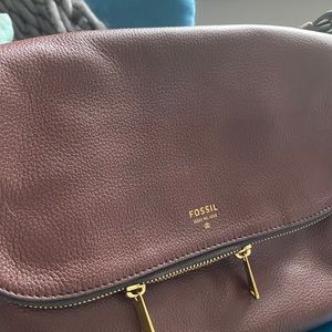 Fossil Preston Flap Bottom Zipper Crossbody